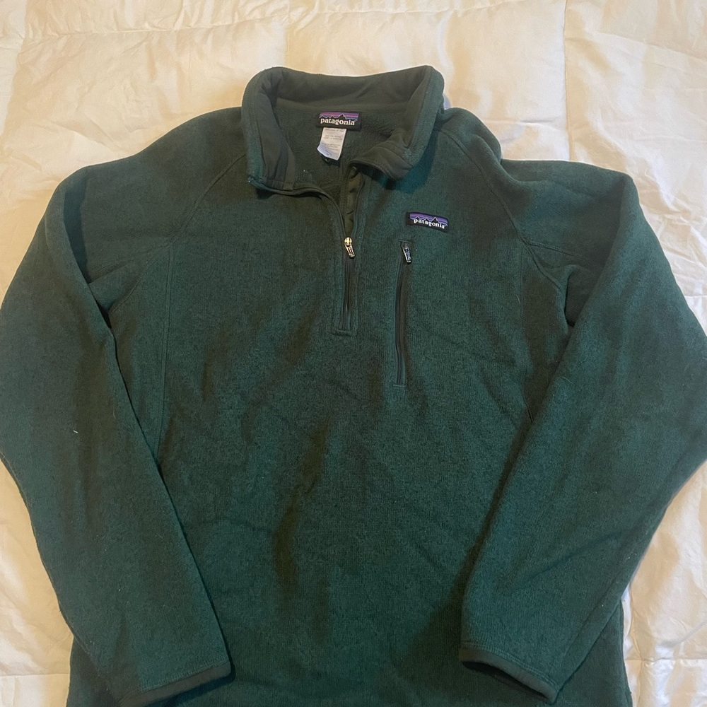 Patagonia Better Sweater Green Quarter Zip